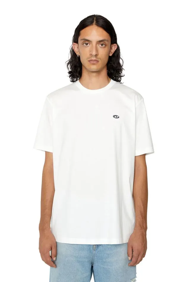 Men TJustDovalPj White Diesel Tshirts Men TJustDovalPj White Diesel Tshirts