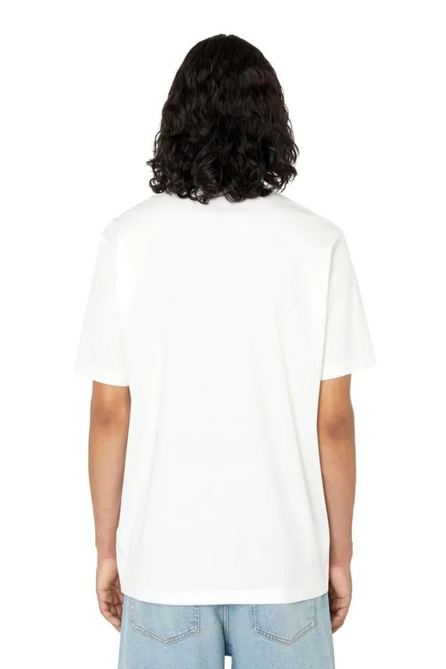 Men TJustDovalPj White Diesel Tshirts Men TJustDovalPj White Diesel Tshirts