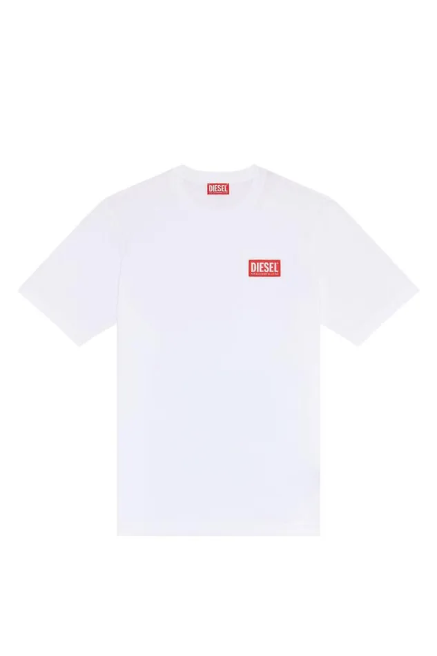 Men TJustNlabel White Diesel Tshirts Men TJustNlabel White Diesel Tshirts