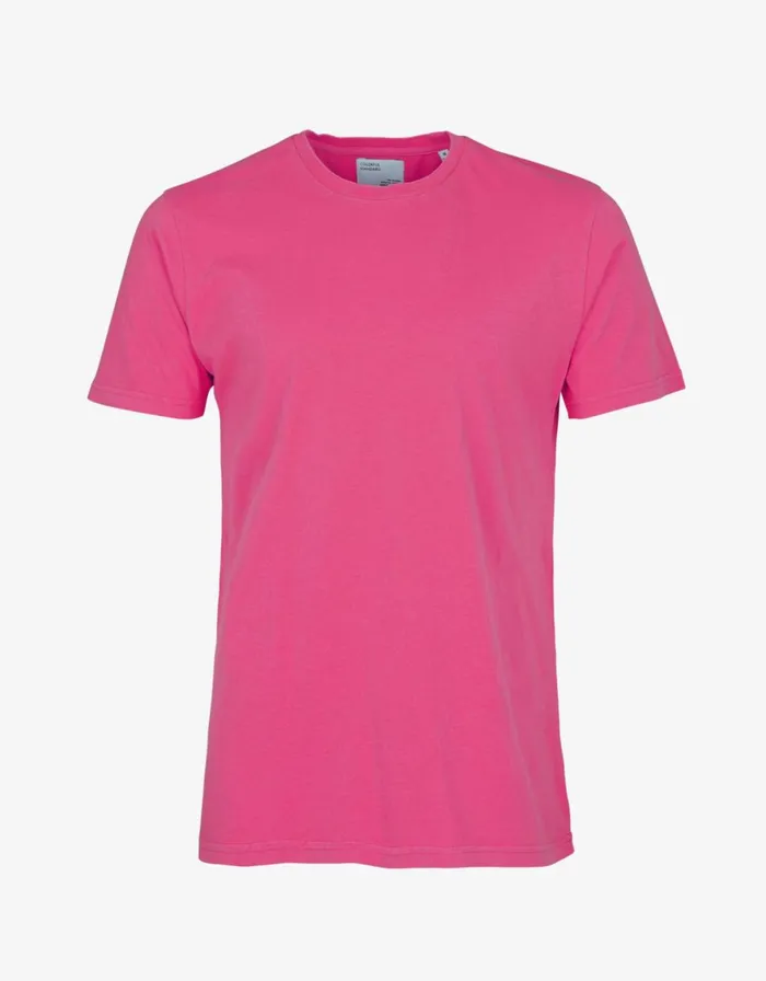 Men TShirts Colorful Standard Classic Organic Tee Bubblegum Pink