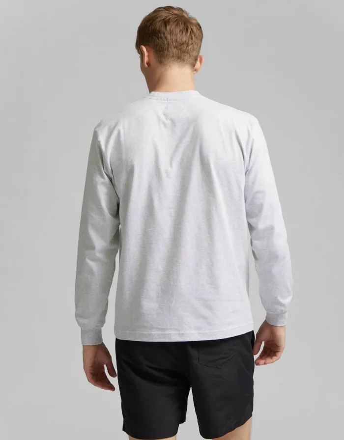 Men TShirts Colorful Standard Oversized Organic LS TShirt Deep Black