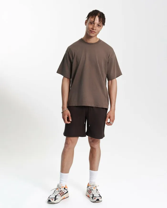 Men TShirts Colorful Standard Oversized Organic TShirt Red Tangerine