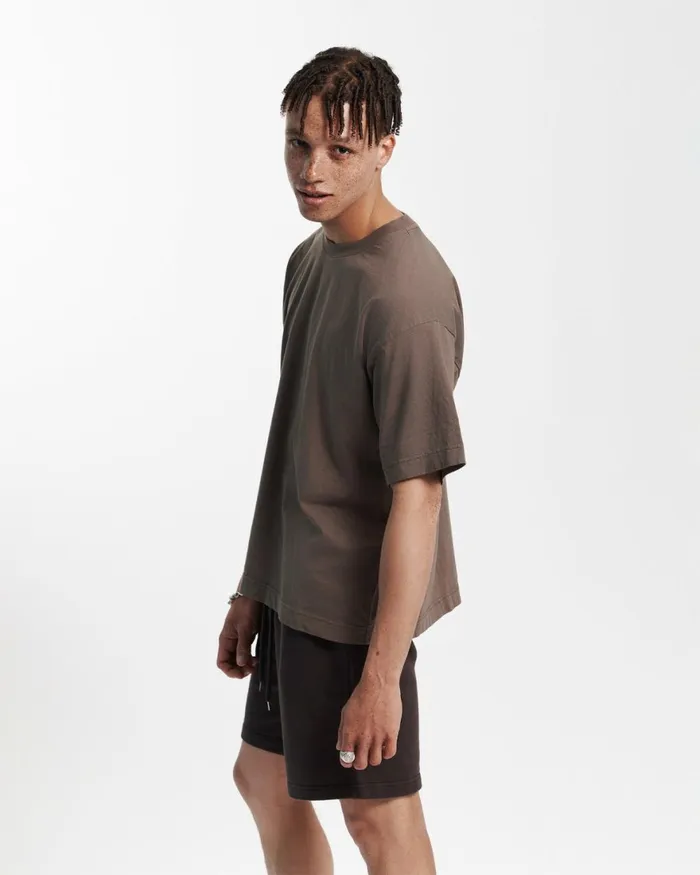 Men TShirts Colorful Standard Oversized Organic TShirt Red Tangerine