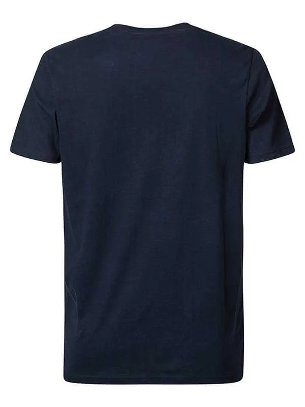 Men TShirts Petrol Industries Organic TShirt Midnight Navy