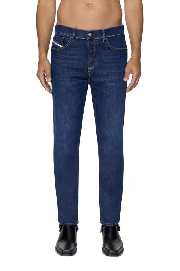 Men Tapered Jeans 2005 DFining 09b90 Dark Blue Diesel Tapered Men Tapered Jeans 2005 DFining 09b90 Dark Blue Diesel Tapered