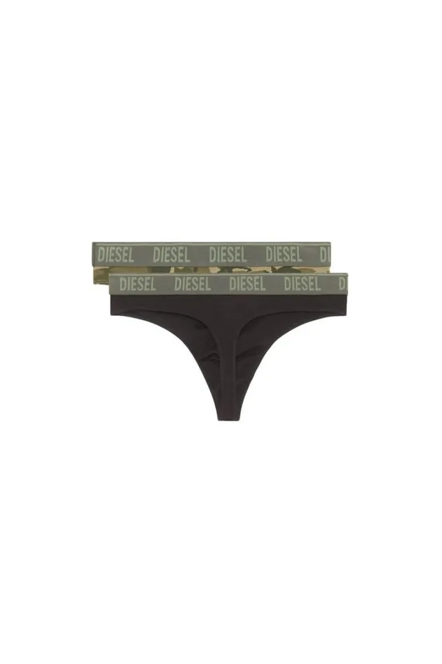 Men UmbrStringtwopack Military Green Diesel Underwear Men UmbrStringtwopack Military Green Diesel Underwear
