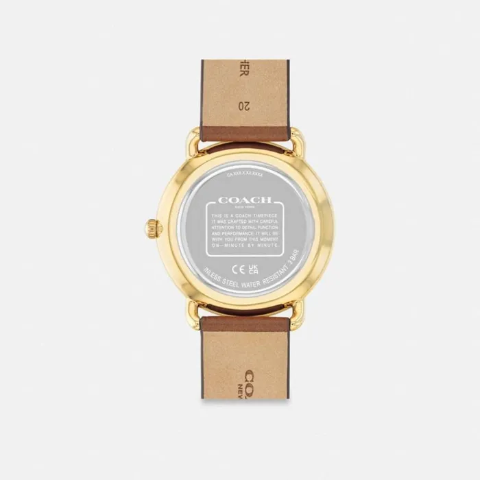 Men Watches Coach Elliot Watch 41 Mm Saddlenavy
