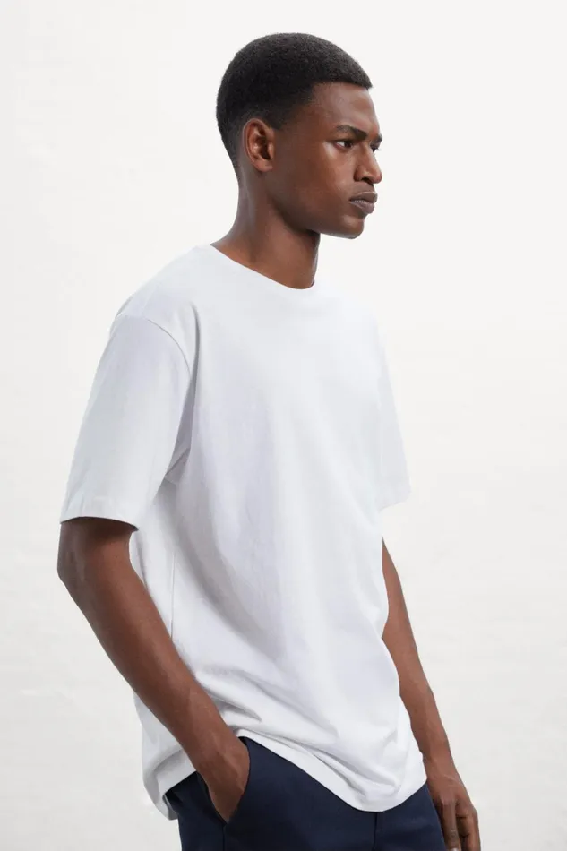 Men White Tomi TShirt Ecoalf TShirts