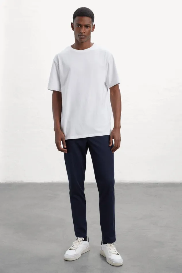 Men White Tomi TShirt Ecoalf TShirts