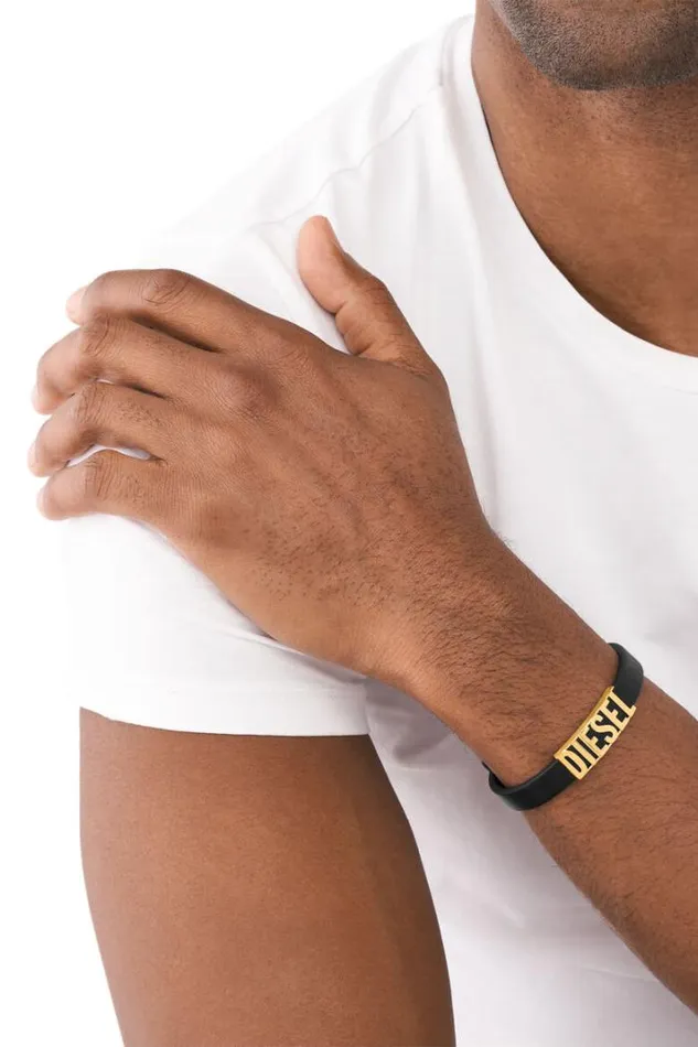 MenWomen Dx1440 Black Diesel Jewelry