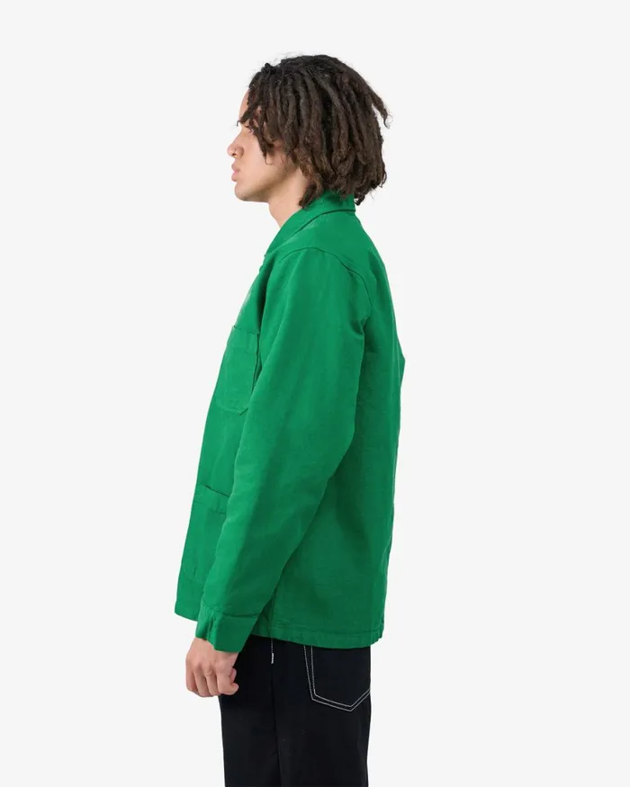 Men Workwear Jackets Colorful Standard Organic Workwear Jacket Kelly Green