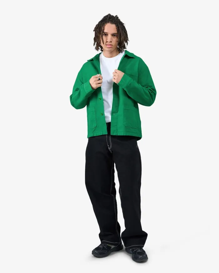 Men Workwear Jackets Colorful Standard Organic Workwear Jacket Kelly Green
