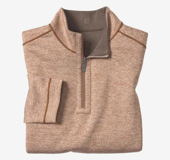 Men Xc4 Performance Reversible QuarterZip Brownrust JohnstonandMurphy Sweaters and Knits Men Xc4 Performance Reversible QuarterZip Brownrust JohnstonandMurphy Sweaters and Knits
