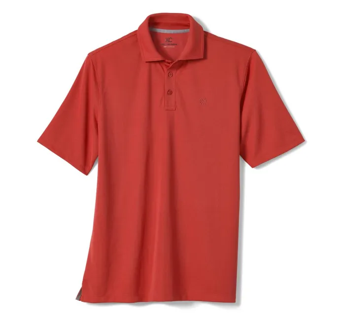 Men Xc4 Performance Solid Polo Cool Degree Red JohnstonandMurphy Polos and Tees Men Xc4 Performance Solid Polo Cool Degree Red JohnstonandMurphy Polos and Tees