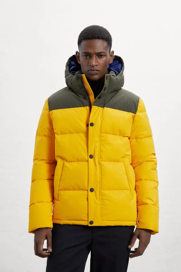 Men Yellow Jannu Jacket Ecoalf Coats And Jackets