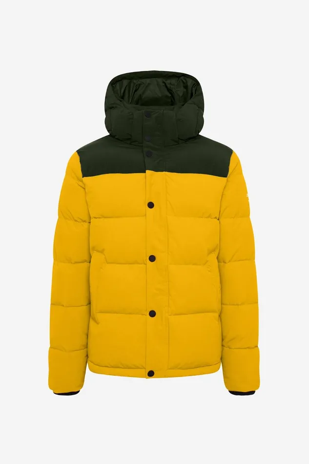 Men Yellow Jannu Jacket Ecoalf Coats And Jackets
