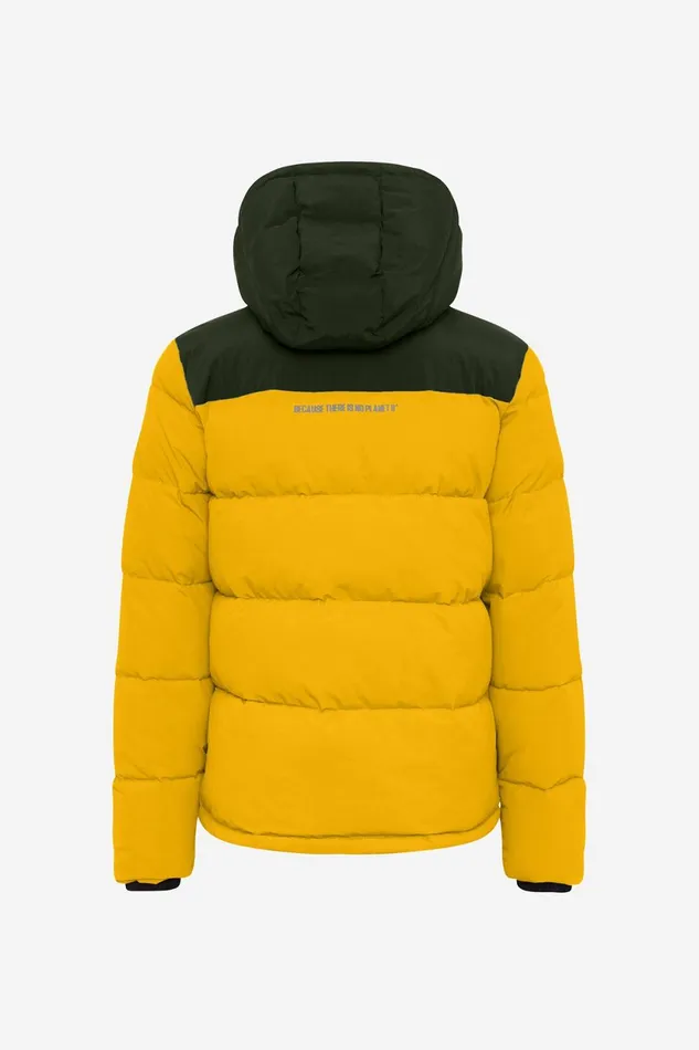 Men Yellow Jannu Jacket Ecoalf Coats And Jackets