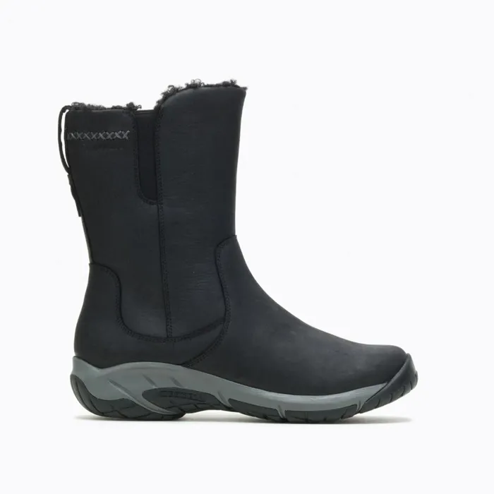 Merrell Boots Women Encore 4 Tall Zip Polar Waterproof Black