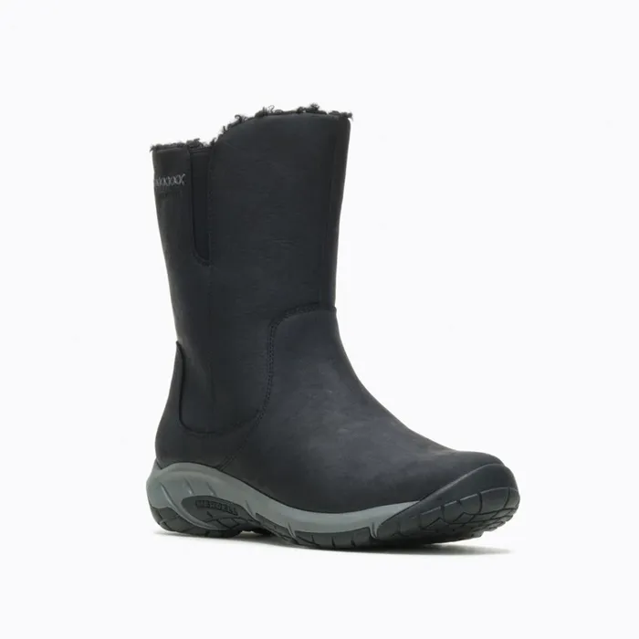 Merrell Boots Women Encore 4 Tall Zip Polar Waterproof Black