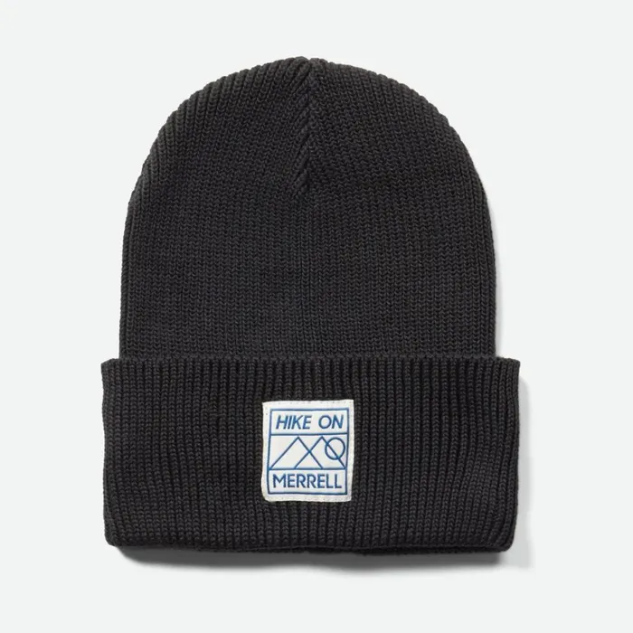 Merrell Hats Men Hike On Patch Beanie Black