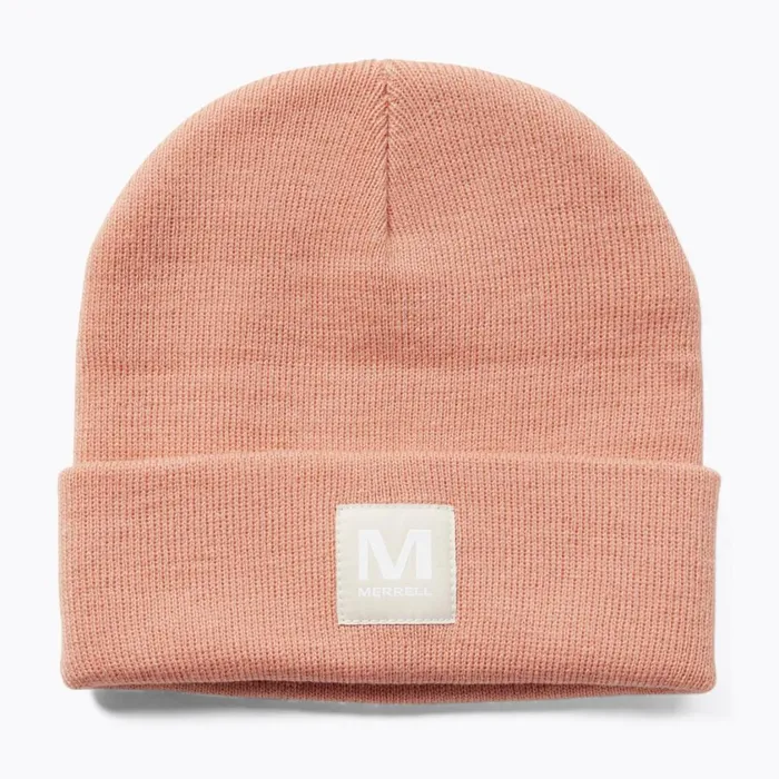 Merrell Hats MenKids Patch Beanie Muted Clay