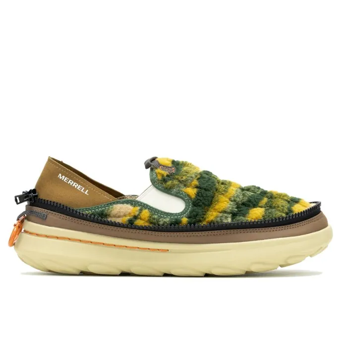 Merrell SlipOns Men Hut Moc 2 Packable Cozy Tan Multi