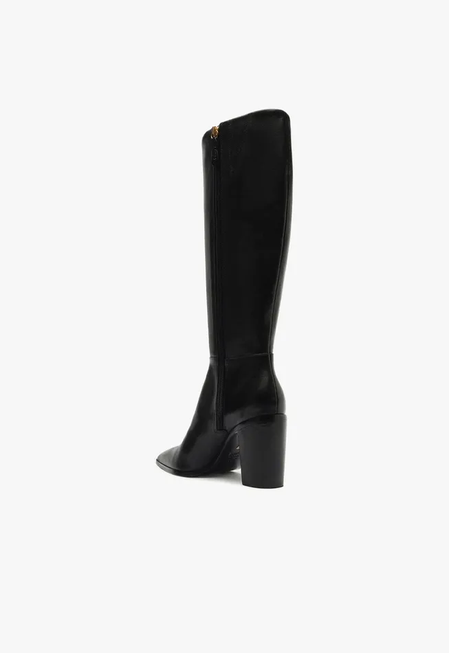 Mikki Up Block Boot Black Women Schutz Shoes Mikki Boots