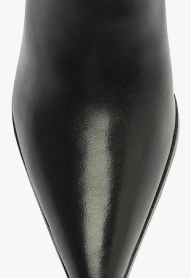 Mikki Up Block Boot Black Women Schutz Shoes Mikki Boots