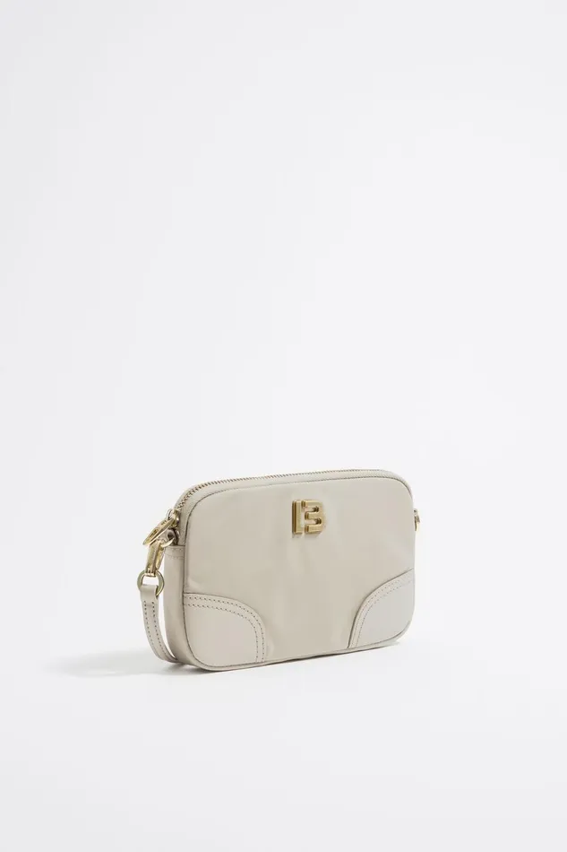 Mini Stone Nylon Crossbody Bag Stone Women Bimba Y Lola Mini Bags