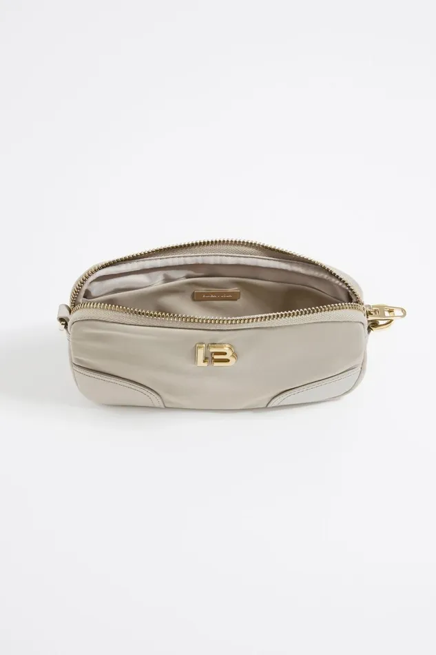 Mini Stone Nylon Crossbody Bag Stone Women Bimba Y Lola Mini Bags Mini Stone Nylon Crossbody Bag Stone Women Bimba Y Lola Mini Bags