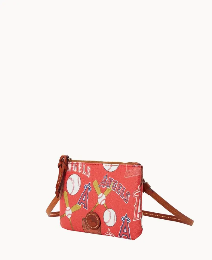 MLB Angels Top Zip Crossbody Angels Woman Dooney and Bourke Crossbodies MLB Angels Top Zip Crossbody Angels Woman Dooney and Bourke Crossbodies