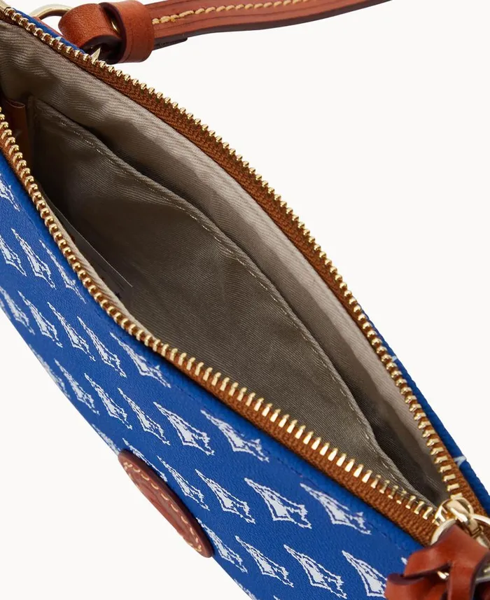 MLB Blue Jays Top Zip Crossbody Blue Jays Woman Dooney and Bourke Crossbodies