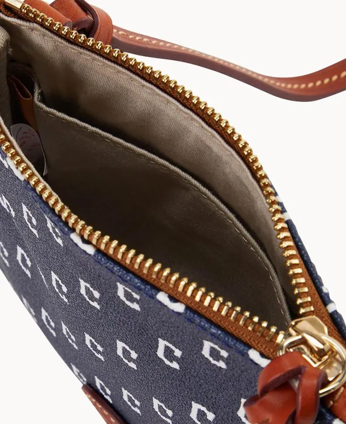 MLB Guardians Small North South Top Zip Crossbody Guardians Woman Dooney and Bourke Crossbodies MLB Guardians Small North South Top Zip Crossbody Guardians Woman Dooney and Bourke Crossbodies