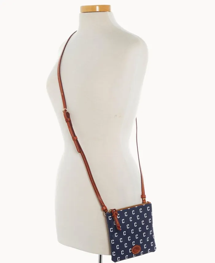 MLB Guardians Small North South Top Zip Crossbody Guardians Woman Dooney and Bourke Crossbodies MLB Guardians Small North South Top Zip Crossbody Guardians Woman Dooney and Bourke Crossbodies