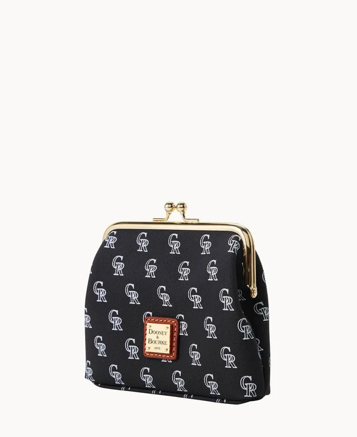 MLB Rockies Large Framed Purse Rockies ManWoman Dooney and Bourke Wallets MLB Rockies Large Framed Purse Rockies ManWoman Dooney and Bourke Wallets