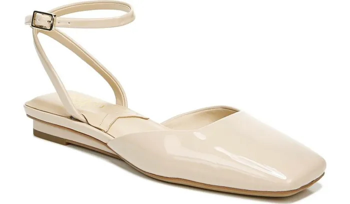 Mules Women Franco Sarto Franco Jolee Flat Nude Faux Leather