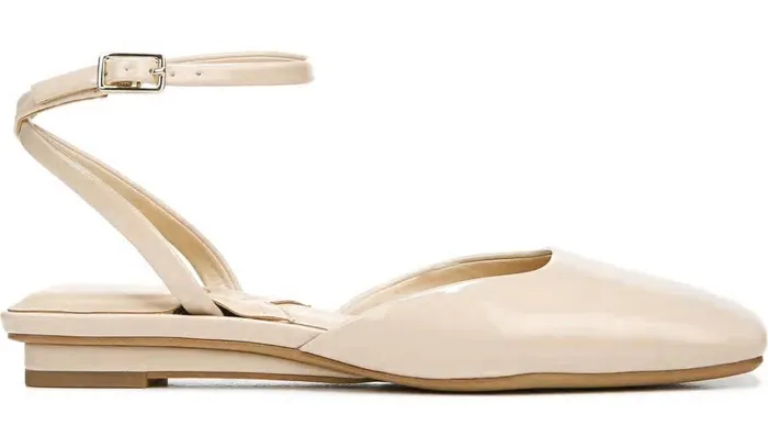 Mules Women Franco Sarto Franco Jolee Flat Nude Faux Leather