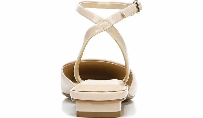 Mules Women Franco Sarto Franco Jolee Flat Nude Faux Leather