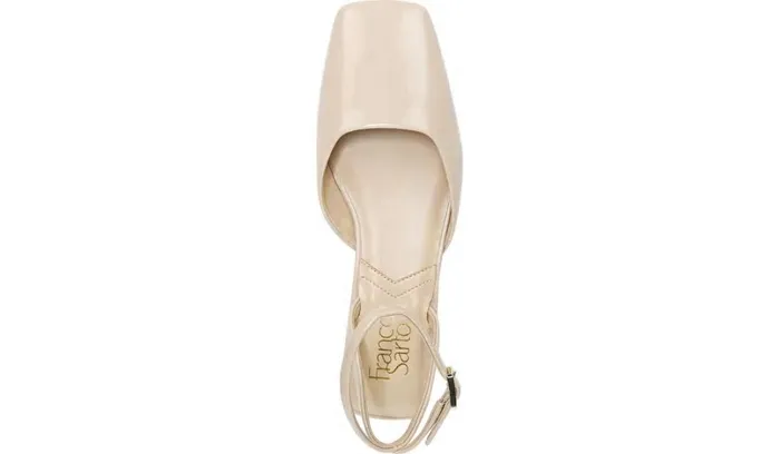 Mules Women Franco Sarto Franco Jolee Flat Nude Faux Leather