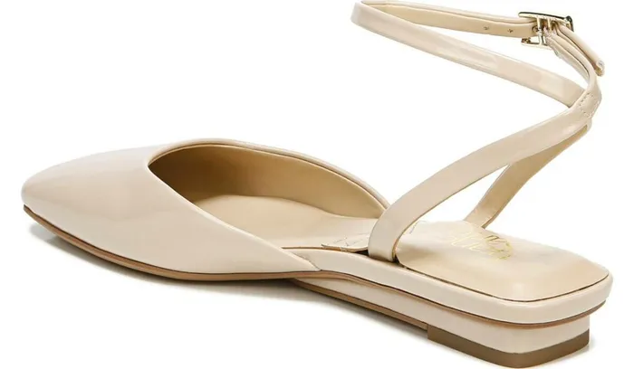 Mules Women Franco Sarto Franco Jolee Flat Nude Faux Leather