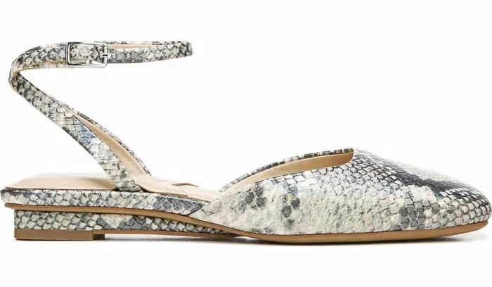 Mules Women Franco Sarto Franco Jolee Flat Roccia Iridescent Snake