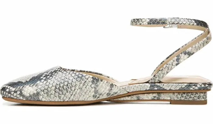 Mules Women Franco Sarto Franco Jolee Flat Roccia Iridescent Snake