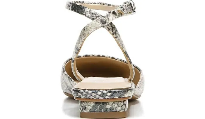 Mules Women Franco Sarto Franco Jolee Flat Roccia Iridescent Snake