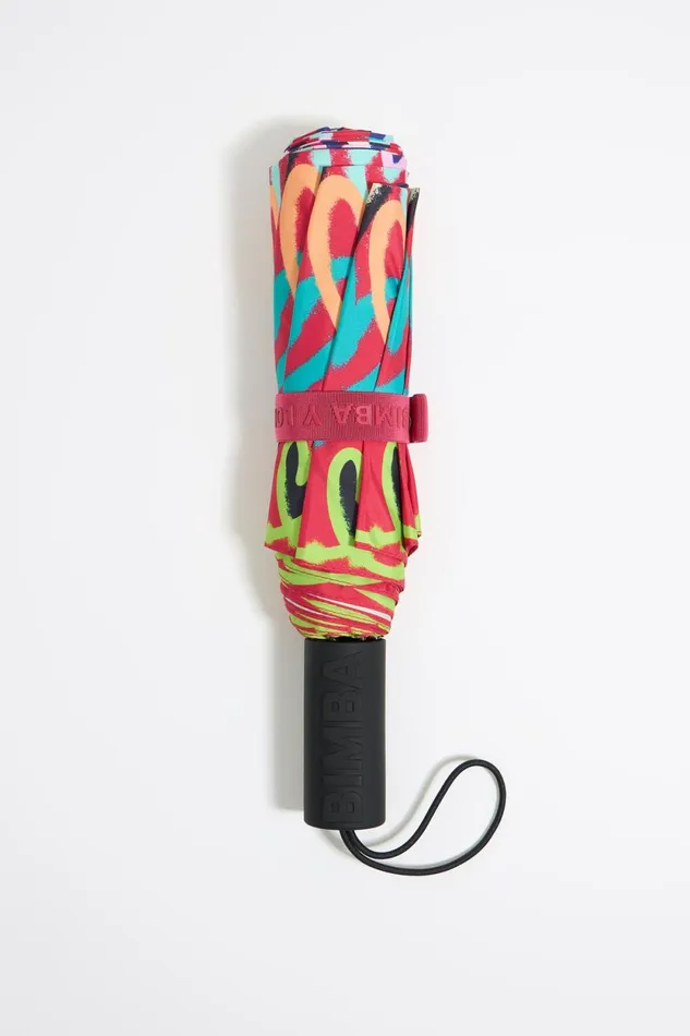 Multicolor Print Umbrella Fuchsia Women Bimba Y Lola Umbrellas