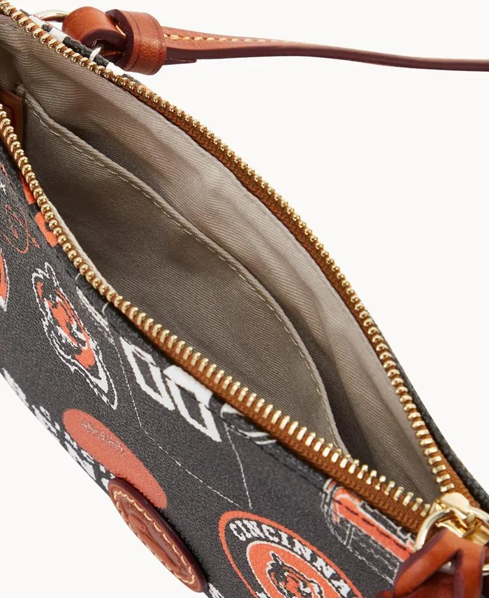 NFL Bengals Top Zip Crossbody Bengals Woman Dooney and Bourke Crossbodies NFL Bengals Top Zip Crossbody Bengals Woman Dooney and Bourke Crossbodies
