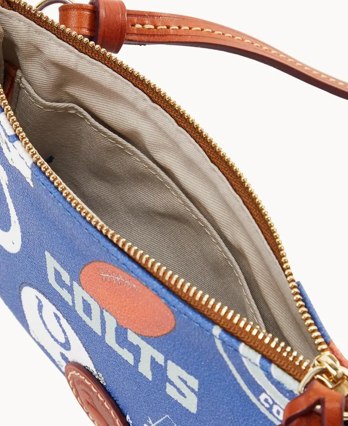 NFL Colts Top Zip Crossbody Colts Woman Dooney and Bourke Crossbodies NFL Colts Top Zip Crossbody Colts Woman Dooney and Bourke Crossbodies