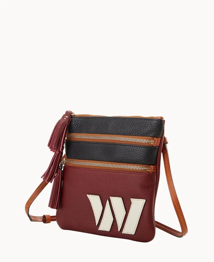 NFL Commanders Triple Zip Crossbody Commanders Woman Dooney and Bourke Crossbodies NFL Commanders Triple Zip Crossbody Commanders Woman Dooney and Bourke Crossbodies
