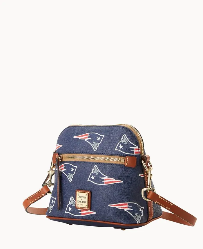 NFL Patriots Domed Crossbody Patriots Woman Dooney and Bourke Crossbodies NFL Patriots Domed Crossbody Patriots Woman Dooney and Bourke Crossbodies