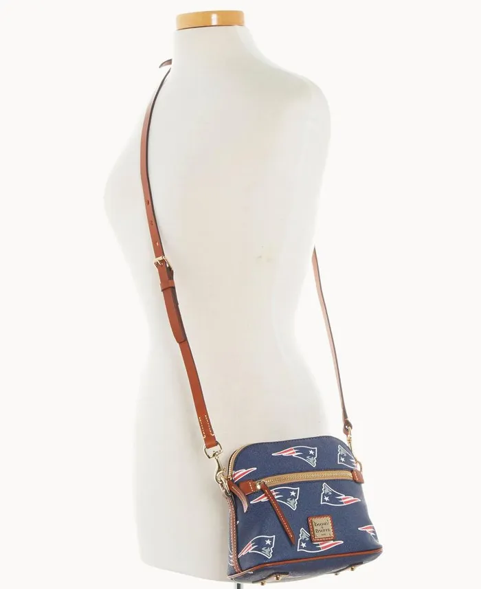 NFL Patriots Domed Crossbody Patriots Woman Dooney and Bourke Crossbodies NFL Patriots Domed Crossbody Patriots Woman Dooney and Bourke Crossbodies