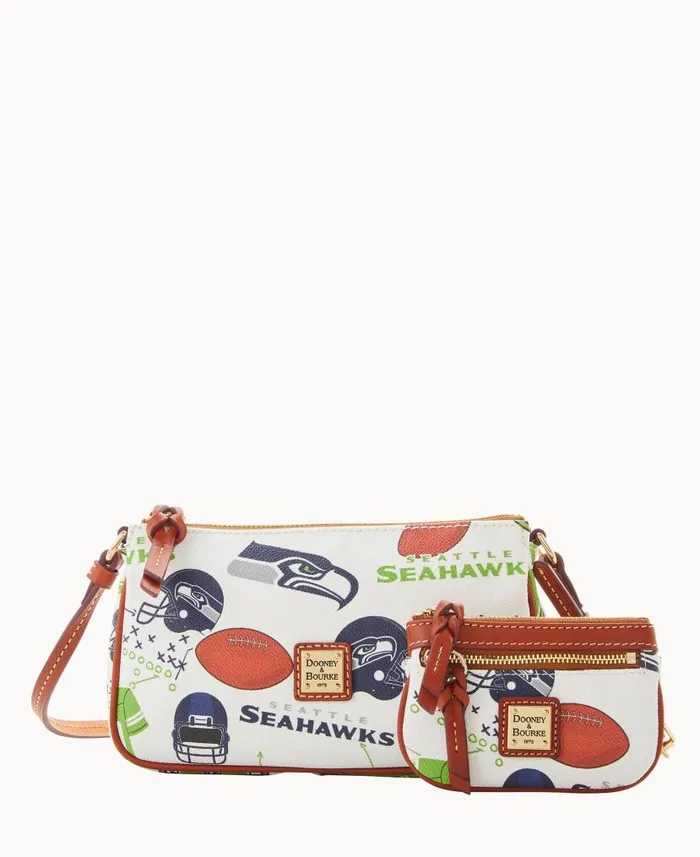 NFL Seahawks Lexi Crossbody Sm Coin Case Seahawks Woman Dooney and Bourke Crossbodies NFL Seahawks Lexi Crossbody Sm Coin Case Seahawks Woman Dooney and Bourke Crossbodies